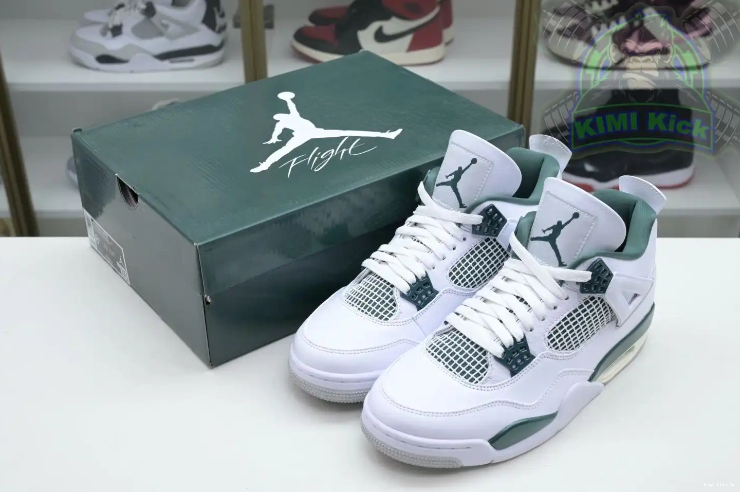 Kimikick Green Oxidized Jordan Air 4 0427